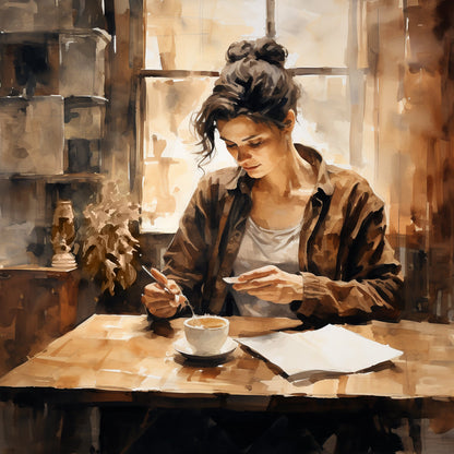 Coffee Painting Class